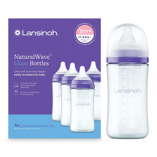 Glass Baby Bottles 8oz (4 pack)